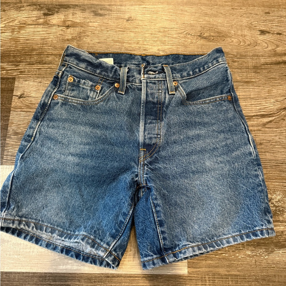 Levi's Blue Denim Shorts